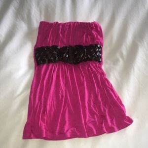 Strapless summer top